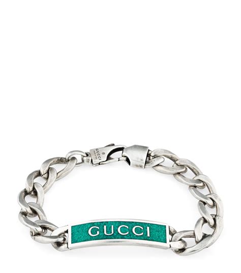 gucci logo silver bracelet|vintage Gucci silver bracelet.